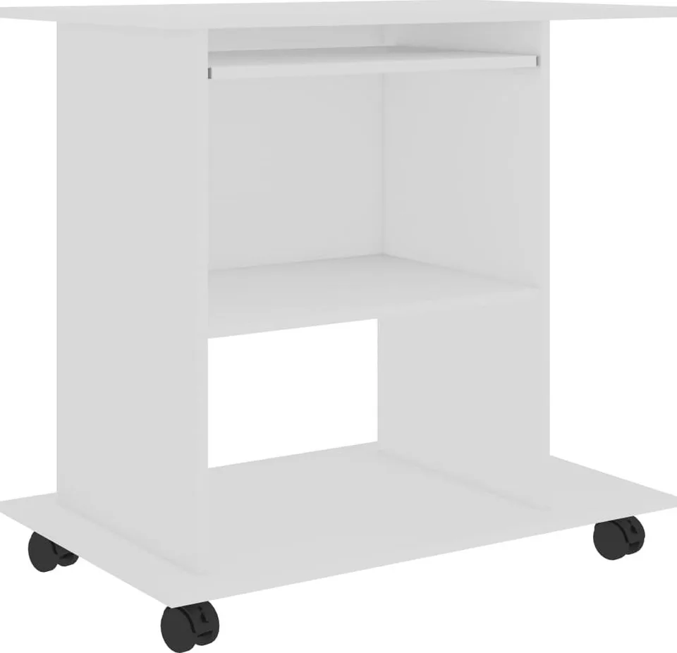 Biurko vidaXL 802894 Białe 80 cm x 50 cm