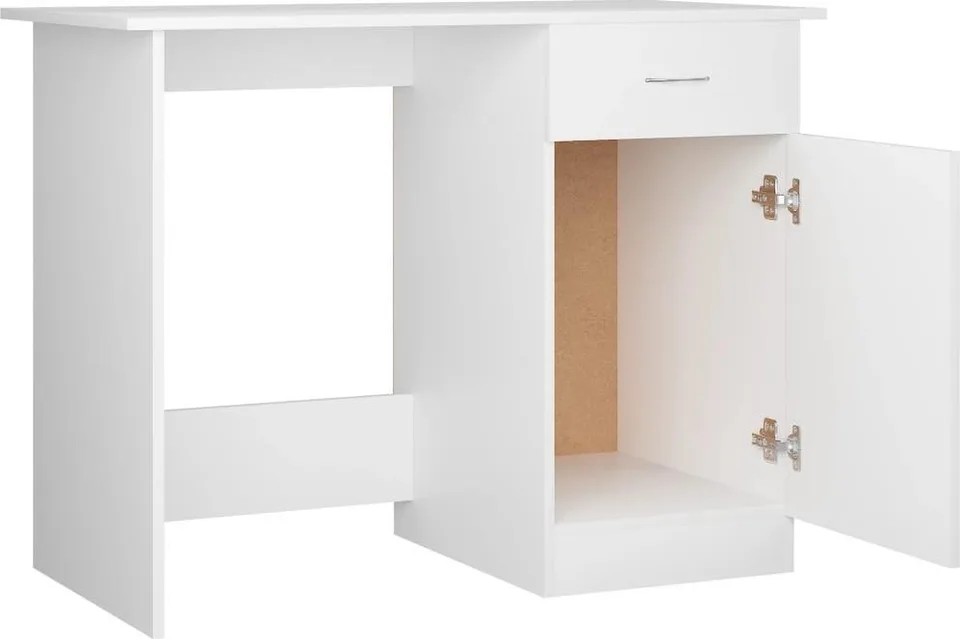 Biurko vidaXL 801080 Białe 100 cm x 50 cm
