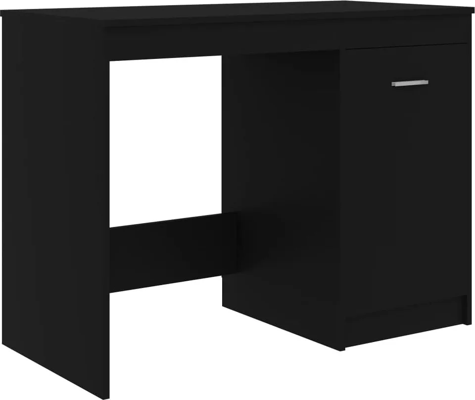 Biurko vidaXL 801797 Czarne 100 cm x 50 cm
