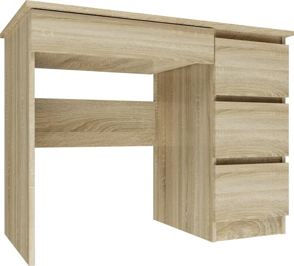 Biurko Topeshop Mijas Beżowe 98 cm x 51 cm