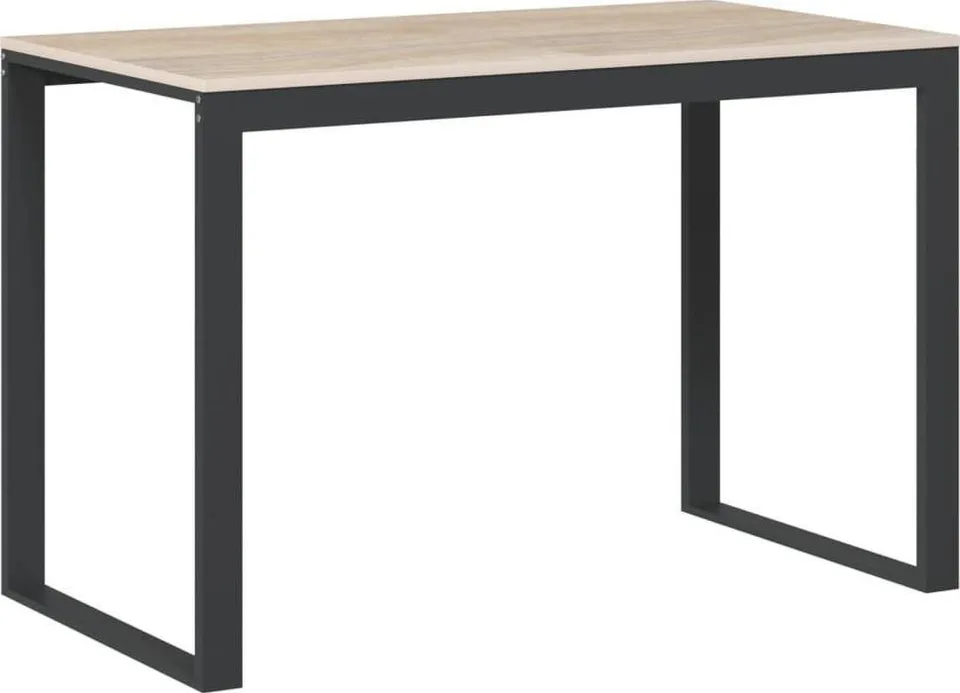 Biurko vidaXL 30199 Czarno-Beżowe 110 cm x 60 cm