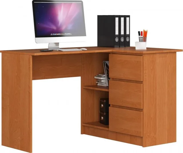 Biurko Fabryka Mebli Akord B16 Olcha 124 cm x 85 cm