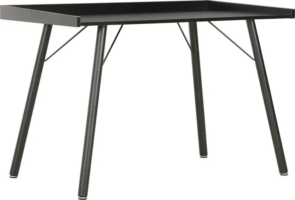 Biurko vidaXL 20270 Czarne 90 cm x 50 cm