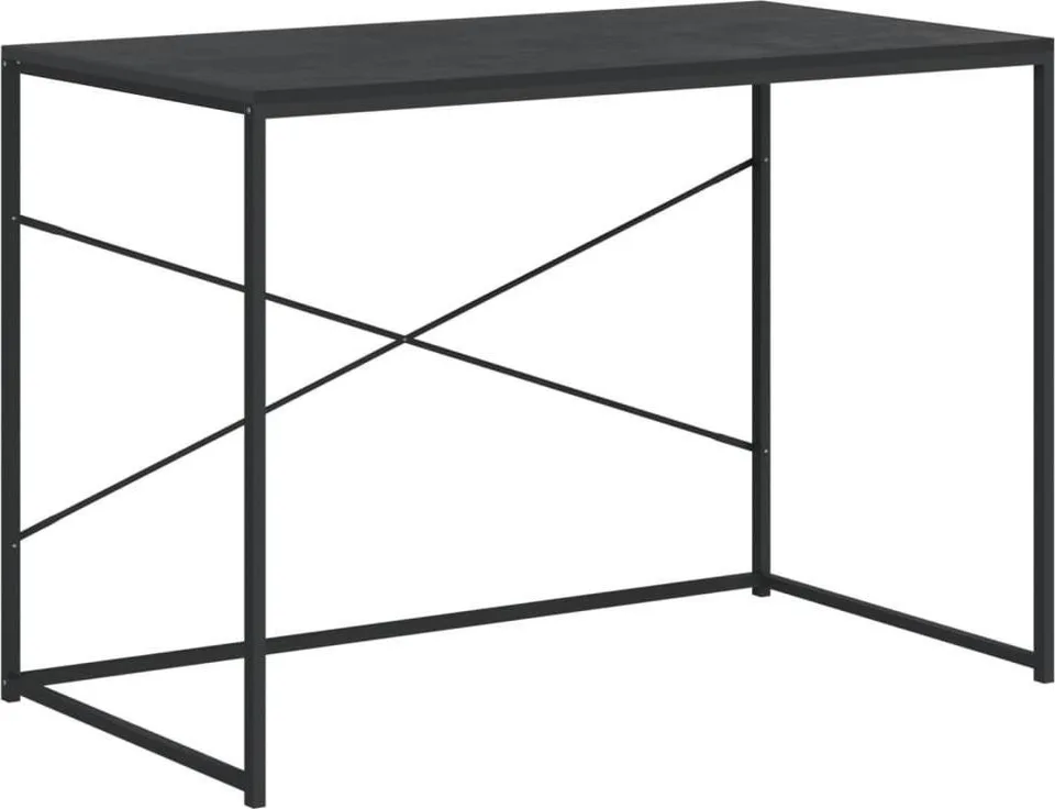Biurko vidaXL 30208 Czarne 110 cm x 60 cm