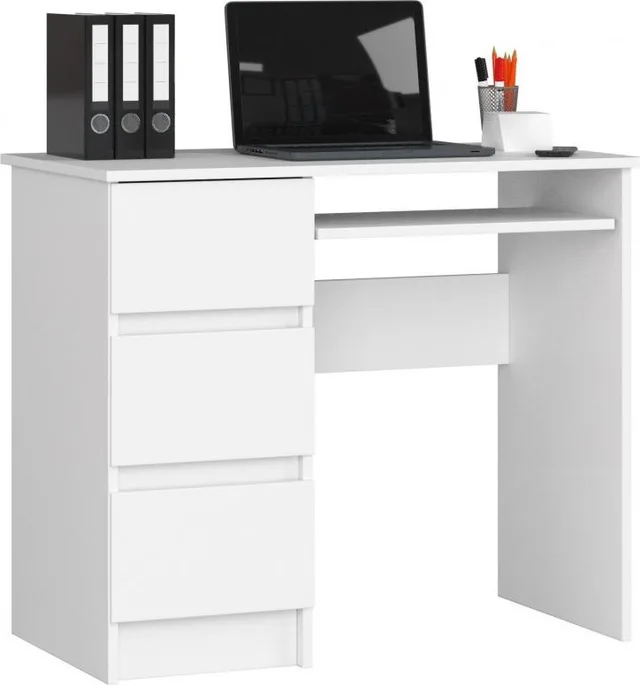 Biurko Fabryka Mebli Akord A-6 Białe 90 cm x 50 cm