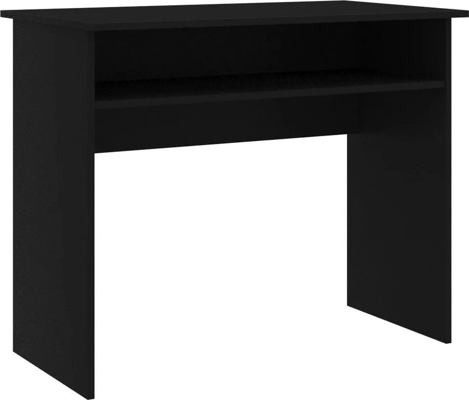 Biurko vidaXL 801171 Czarne 90 cm x 50 cm