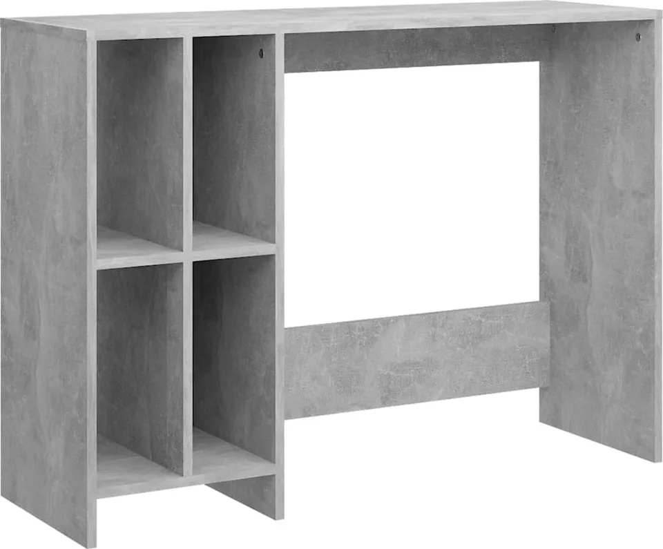Biurko vidaXL 808345 Szare 102.5 cm x 35 cm