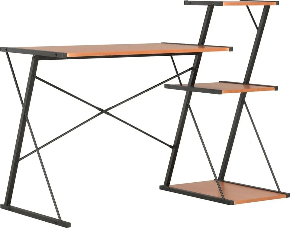 Biurko vidaXL 20290 Brązowe 116 cm x 50 cm