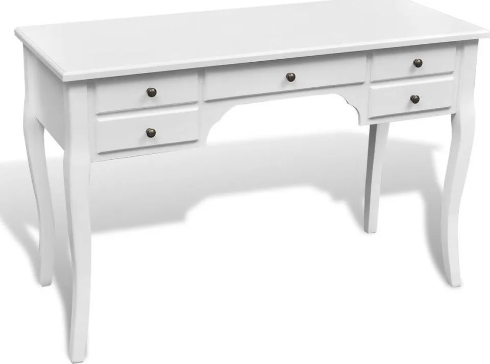 Biurko vidaXL 241734 Białe 120 cm x 47 cm