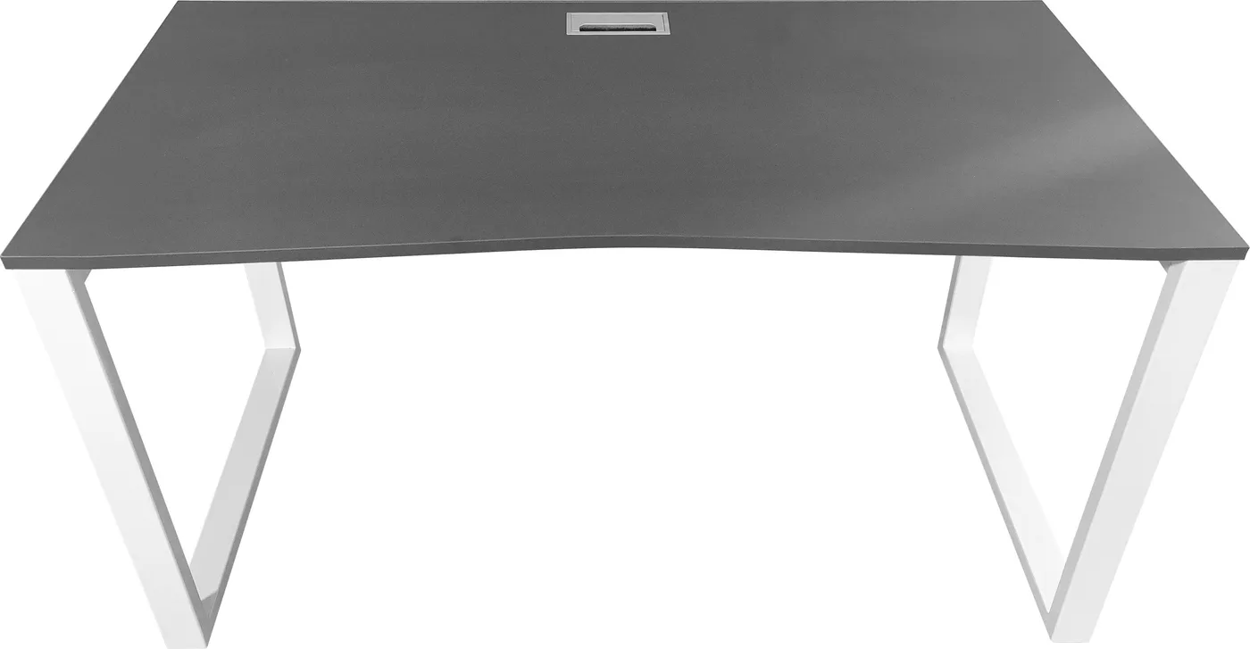 Biurko Zdesk Loft Biało-Grafitowe 138 cm x 68 cm