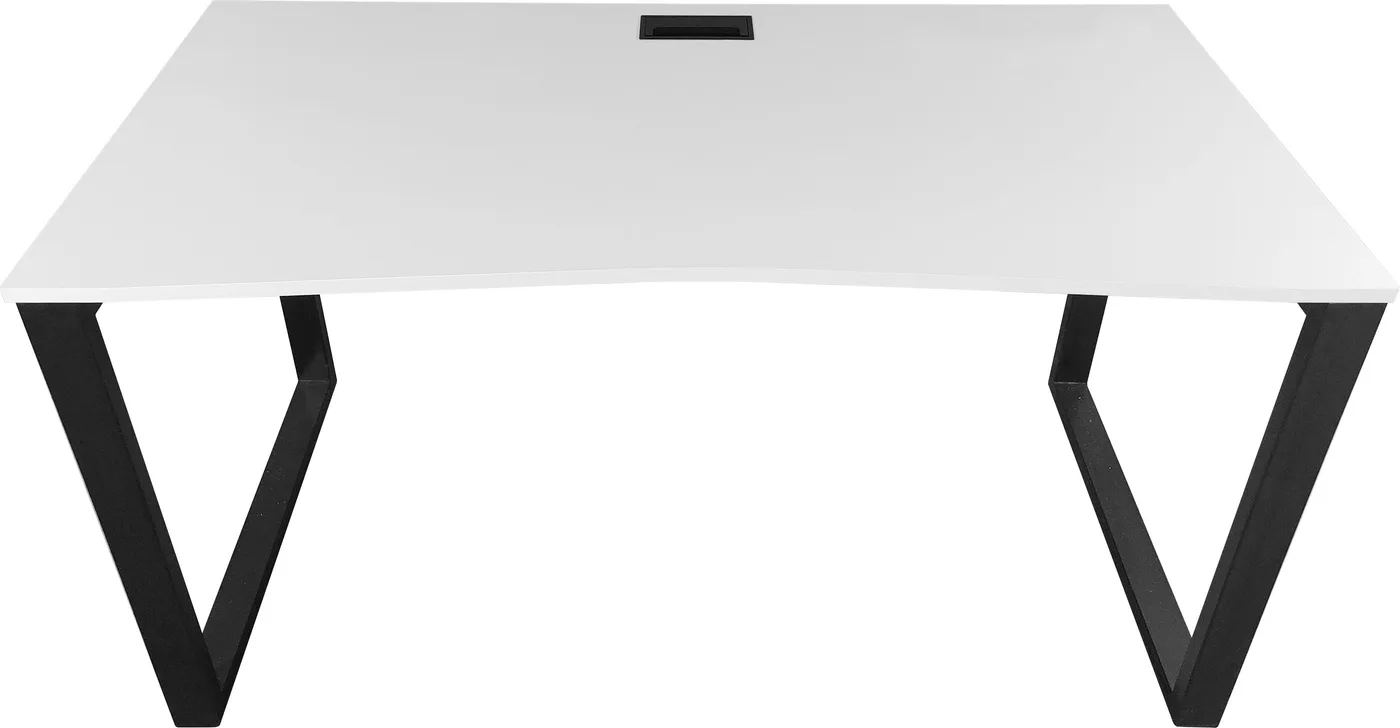 Biurko Zdesk Loft Biało-Czarne 138 cm x 68 cm