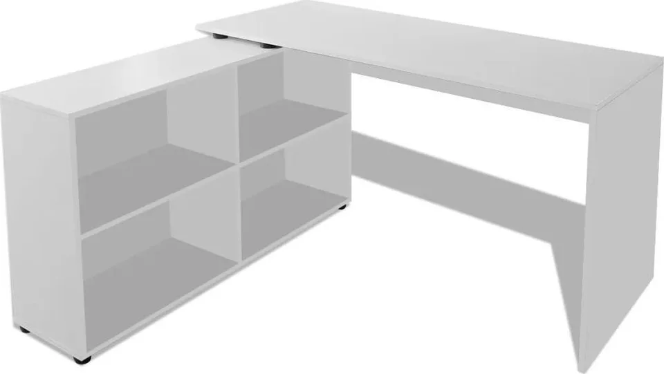 Biurko vidaXL 243060 Białe 130 cm x 126 cm