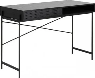 Biurko Actona Angus Czarne 110 cm x 50 cm