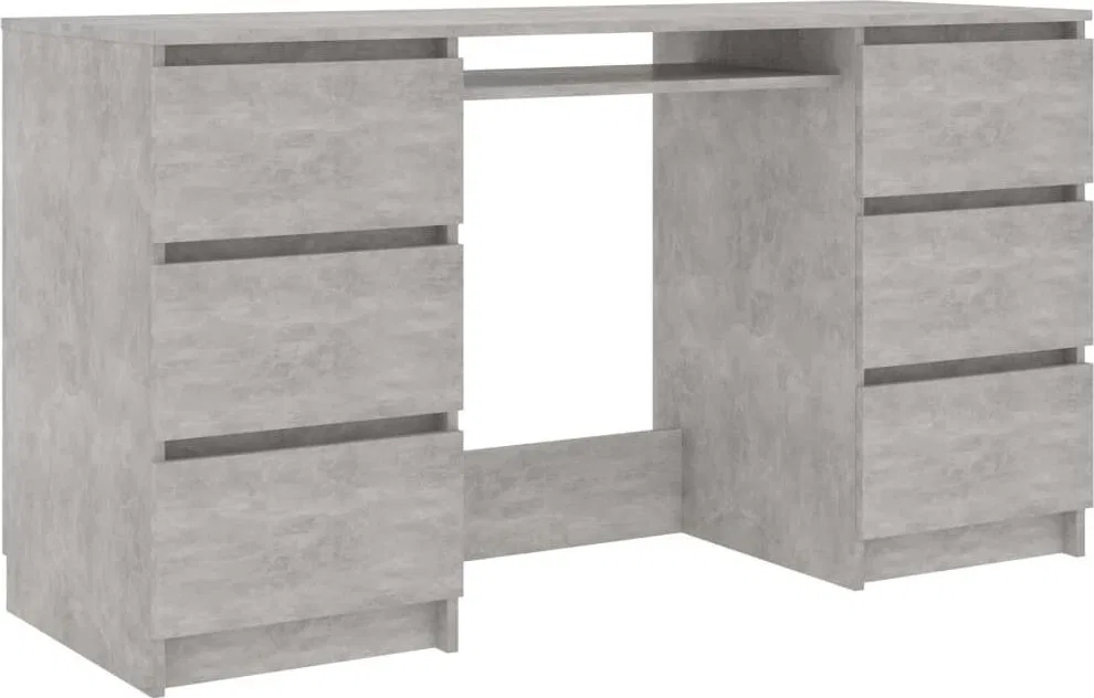 Biurko vidaXL 800814 Jasnoszare 140 cm x 50 cm