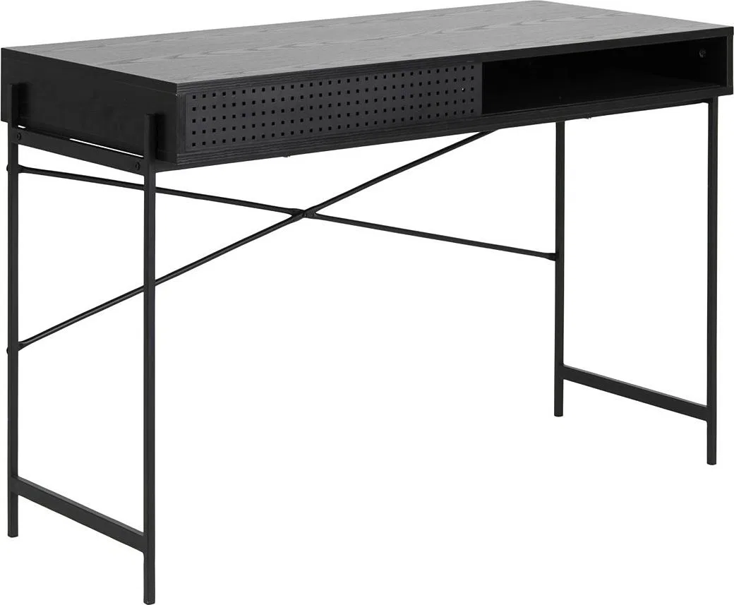 Biurko Elior Trappe Czarne 110 cm x 50 cm