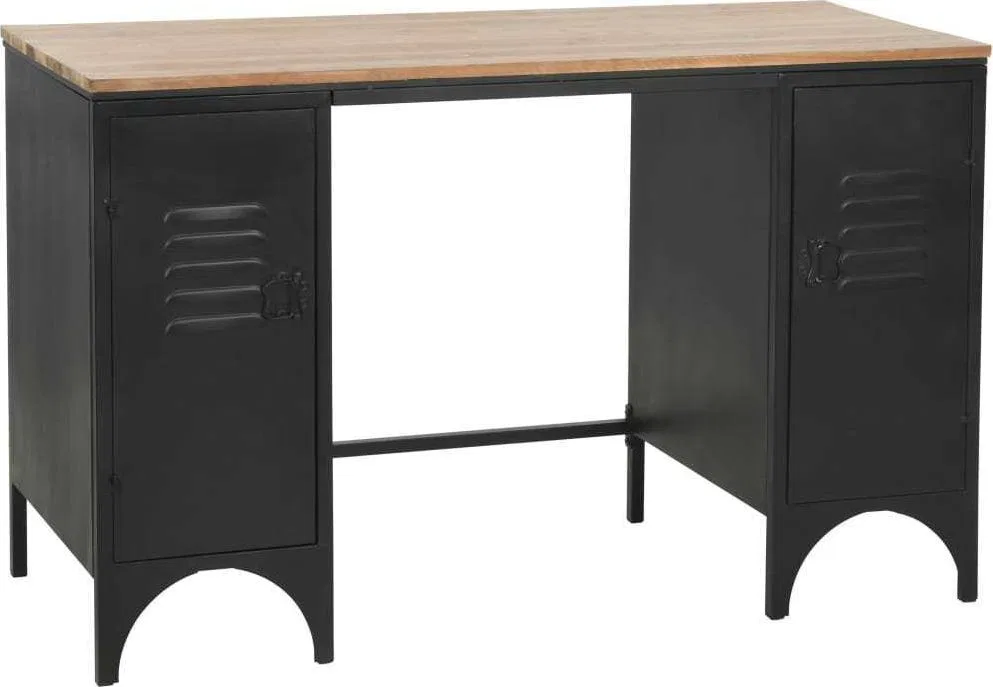 Biurko vidaXL 246422 Czarne 120 cm x 50 cm