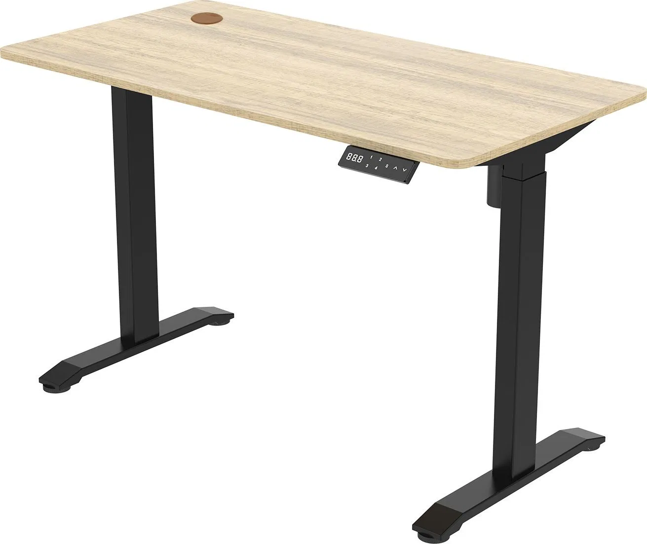 Biurko Spacetronik Moris Brązowo-Czarne 118 cm x 60 cm