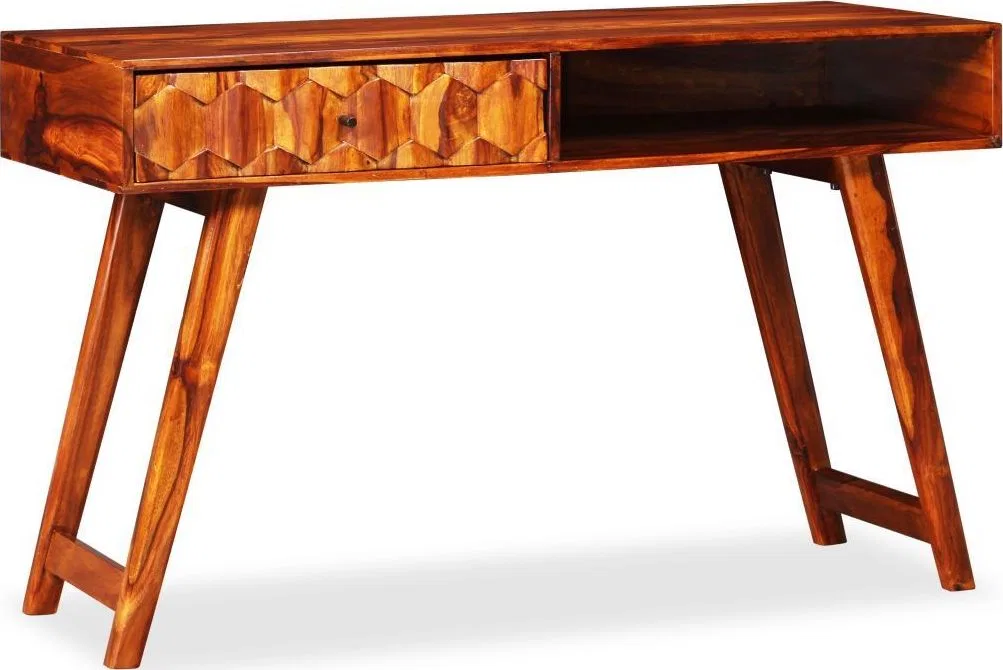 Biurko vidaXL 245145 Brązowe 118 cm x 50 cm