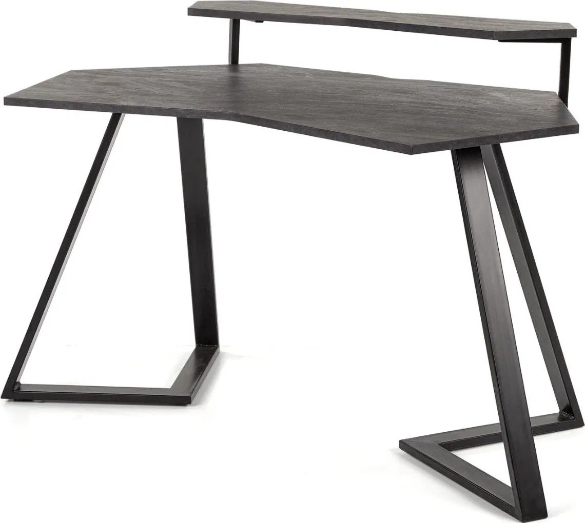 Biurko Halmar Forks Czarne 130 cm x 78 cm