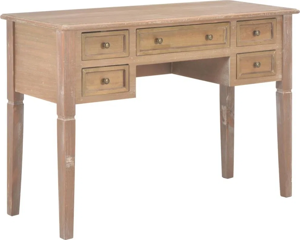 Biurko vidaXL 280072 Jasnobrązowe 109.5 cm x 45 cm