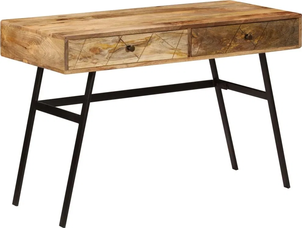 Biurko vidaXL 246718 Brązowe 110 cm x 50 cm