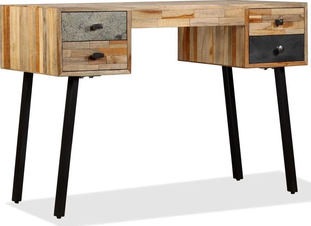 Biurko vidaXL 245402 Brązowe 110 cm x 50 cm