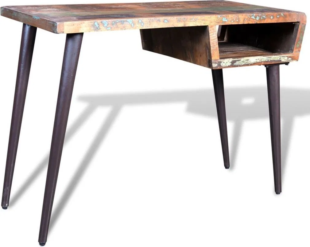 Biurko vidaXL 241138 Brązowe 110 cm x 50 cm
