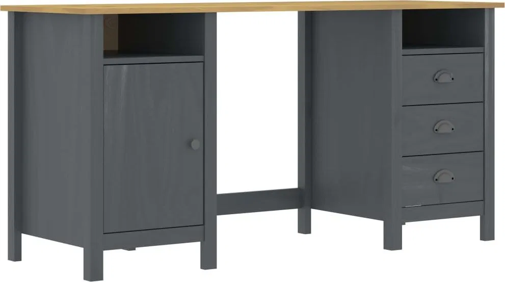 Biurko vidaXL Szare 150 cm x 50 cm