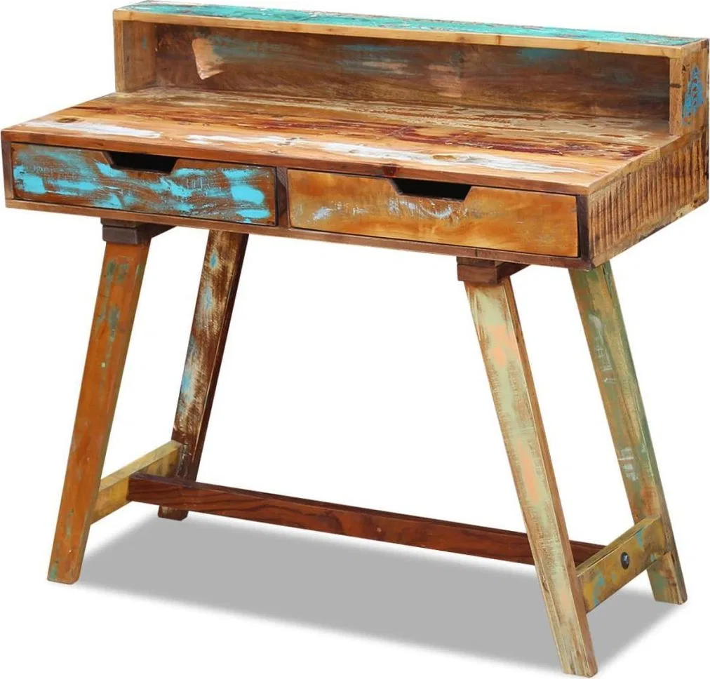 Biurko vidaXL 243270 Brązowe 100 cm x 45 cm