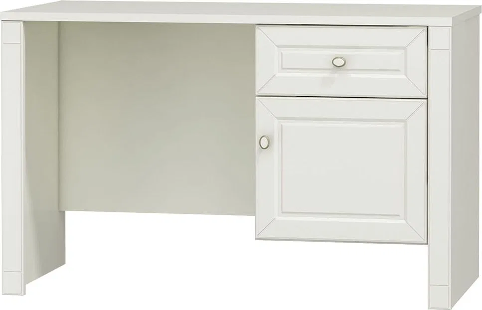 Biurko Restol Meble Luna Białe 120 cm x 60 cm