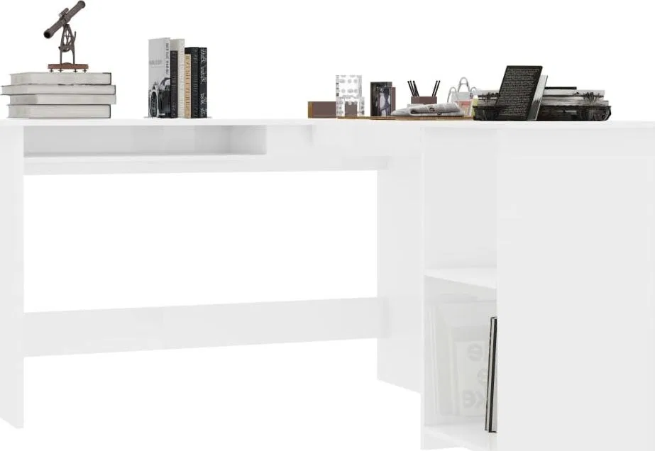 Biurko vidaXL 800753 Białe 140 cm x 120 cm