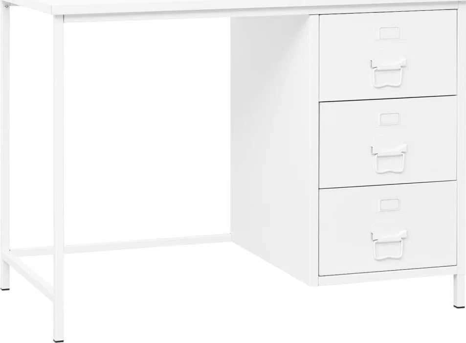 Biurko vidaXL Białe 105 cm x 52 cm