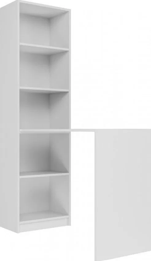 Biurko Topeshop R50 Białe 125 cm x 46.5 cm