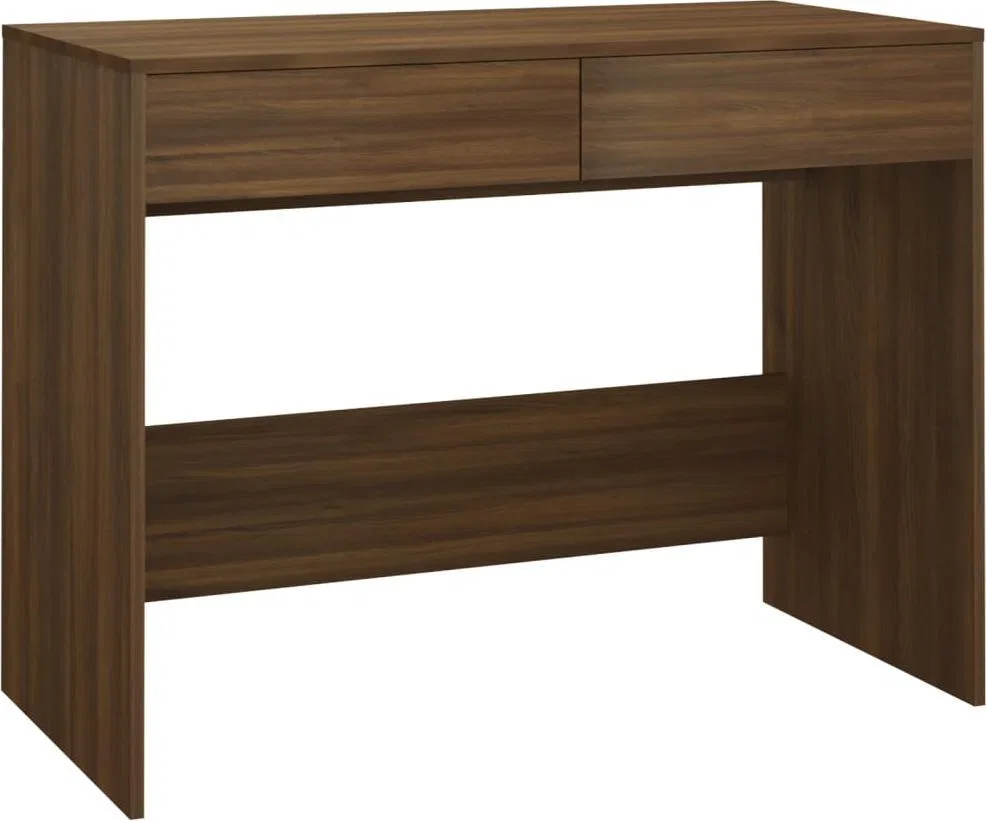 Biurko vidaXL 812998 Ciemnobrązowe 101 cm x 50 cm