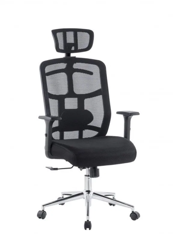 Krzesło biurowe Techly ICA-CT MC020 Czarne