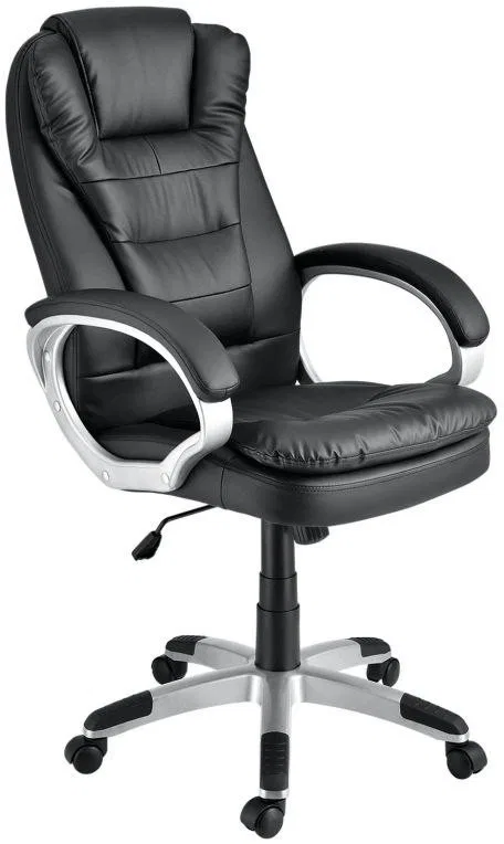 Ergonomiczne krzesło biurowe, czarne