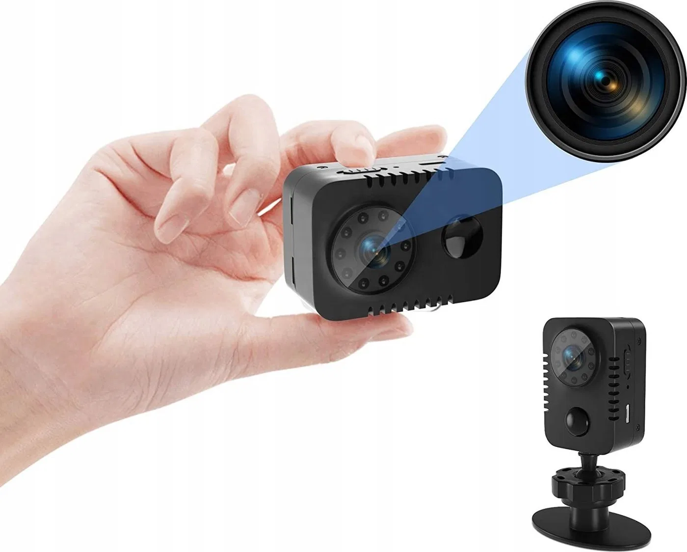 Kamera IP Spreest MINI KAMERA SZPIEGOWSKA FULL HD UKRYTA DETEKCJA