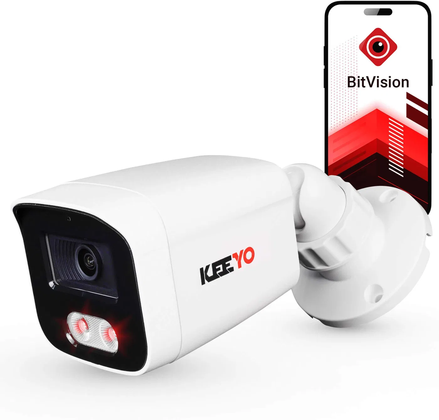 Kamera tubowa IP KEEYO LV-V-IP8M25TF-E 8Mpx IR25m