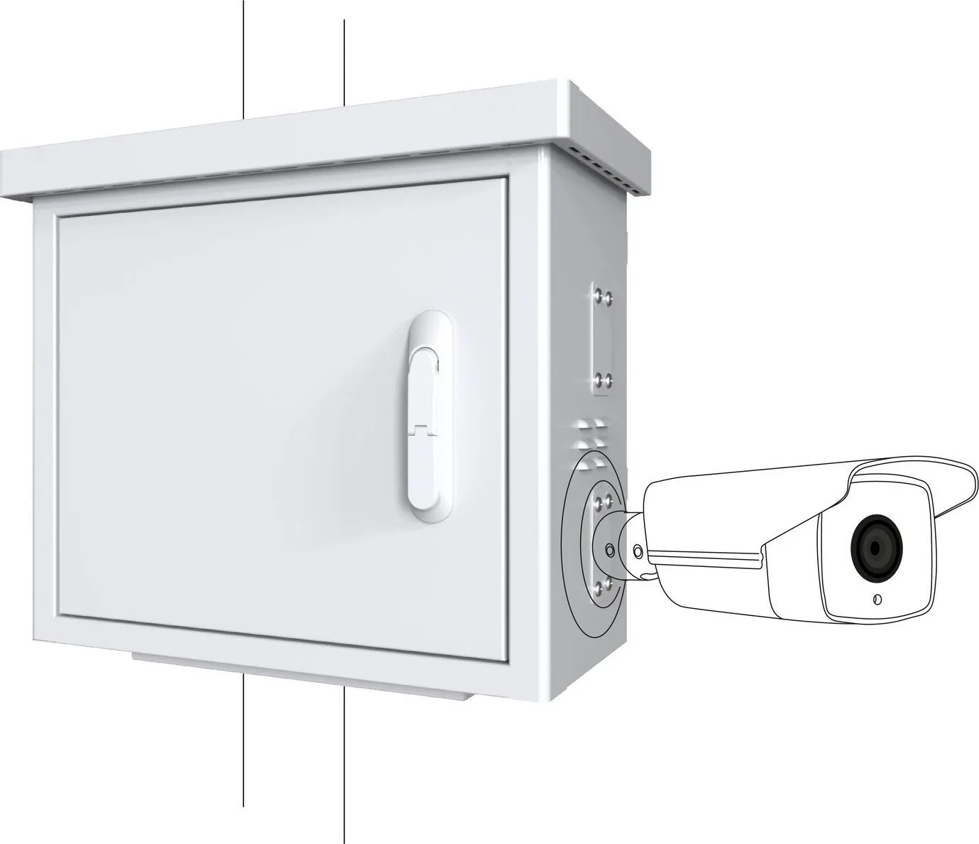 Lanview Midi Radius Pole Mounted CCTV