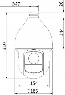 Dahua Technology KAMERA 4w1 DAHUA SD59225DB-HC
