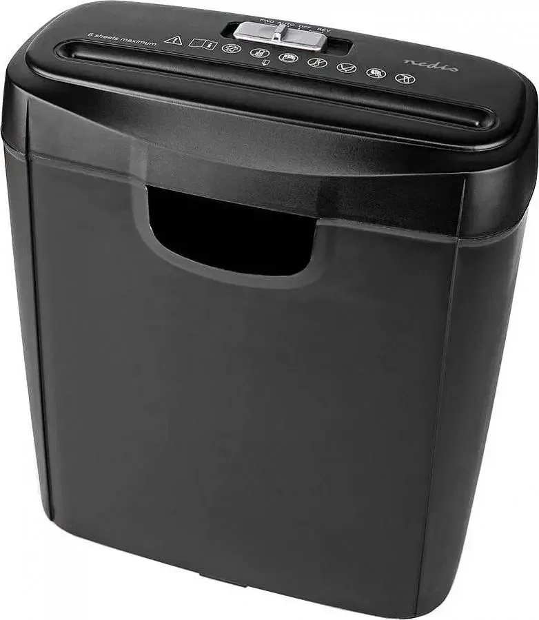 Niszczarka Nedis Nedis PASH112BKA4 niszczarka Rozdrabnianie taśmowe 22 cm Czarny