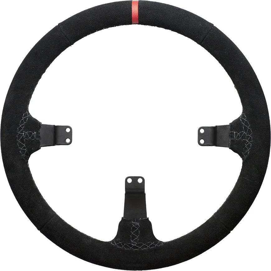 Asetek SimSports Lenkradkranz, gewölbt, 340 mm - schwarz, wildleder