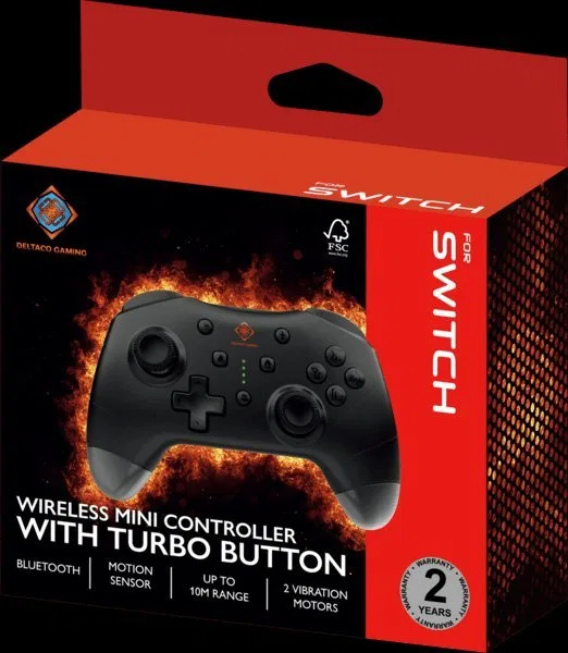 Pad Deltaco Deltaco Gaming Mini Controller Wireless Switch/PC/Mobile