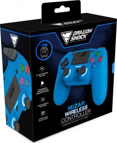 Pad Nitho Dragonshock Controller Mizar      Wireless blau       PS4