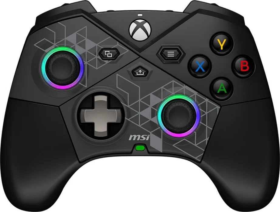 MSI FORCE PRO W CONTROLLER Czarny USB 2.0 Gamepad Analogowa/Cyfrowa Android, PC, Xbox One S, Xbox One X, Xbox Series S, Xbox Ser