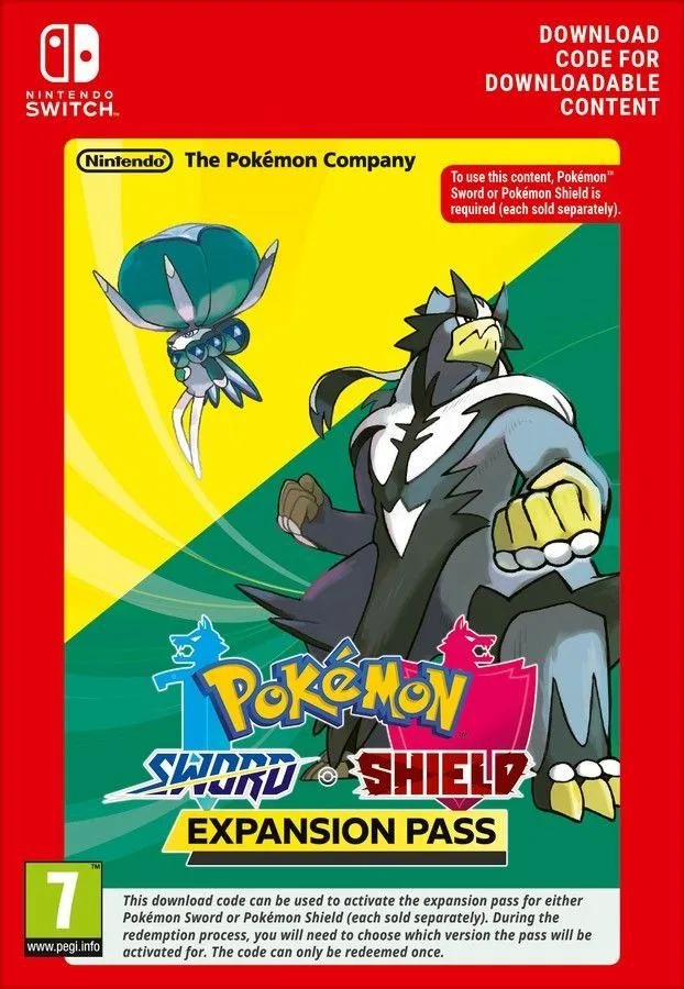 Pokemon Sword & Pokemon Shield + Expansion Pass Nintendo Switch, wersja cyfrowa