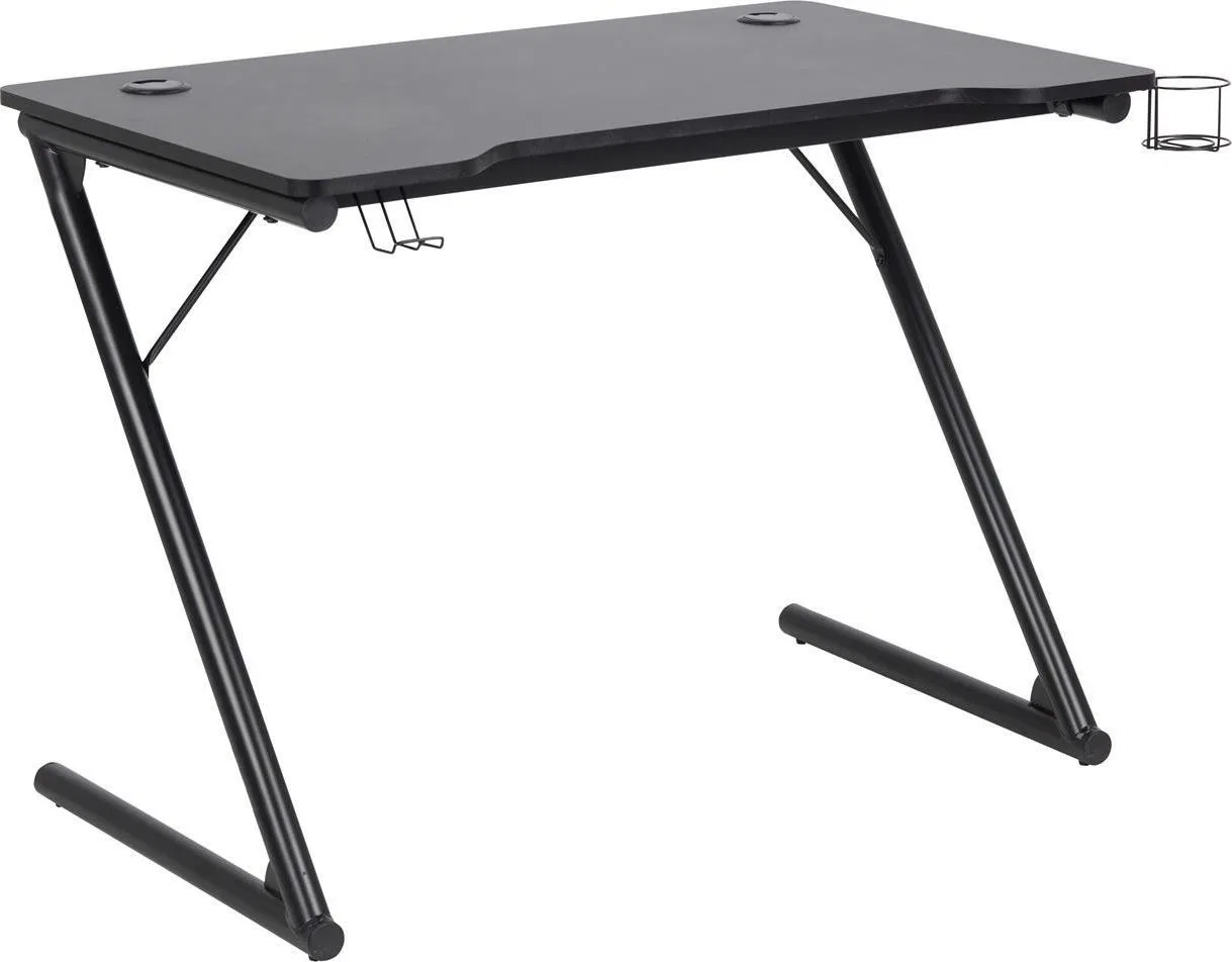 Biurko Actona Trooper Czarne 100 cmx60 cm