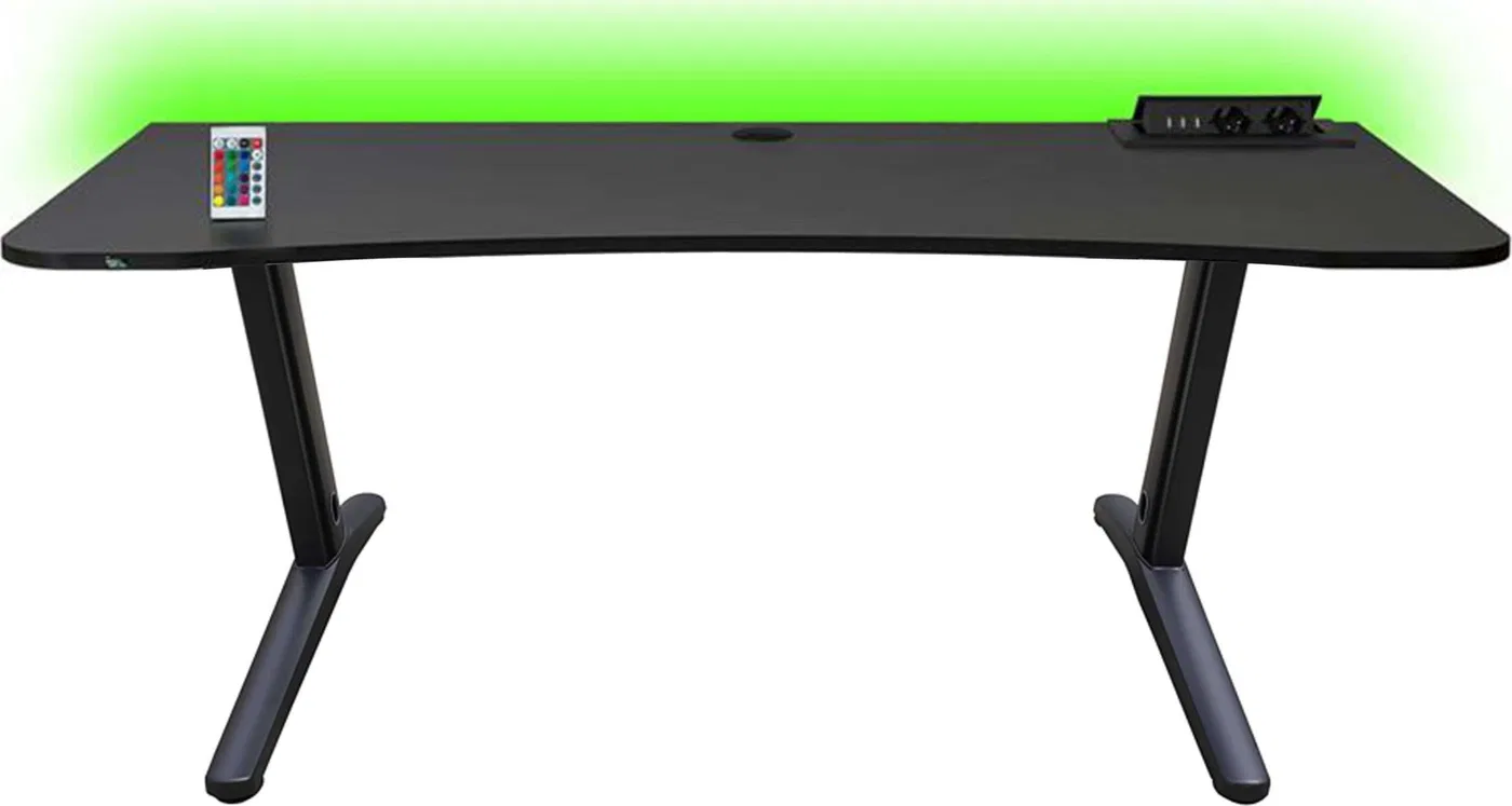 Biurko Marco Game Pro Skill Czarne 139 cmx68 cm