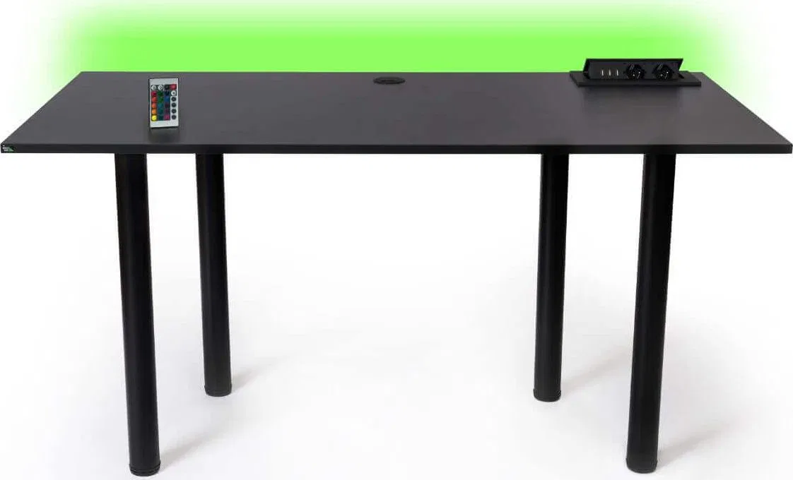 Biurko Marco Game Pro One Czarne 140 cmx70 cm