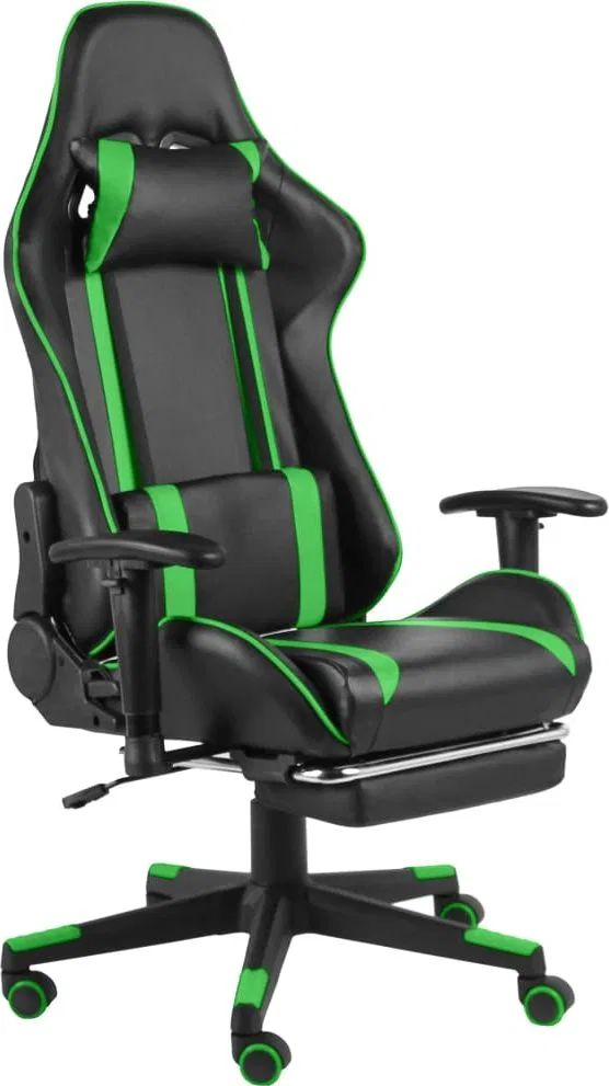Fotel vidaXL zielony (20486)